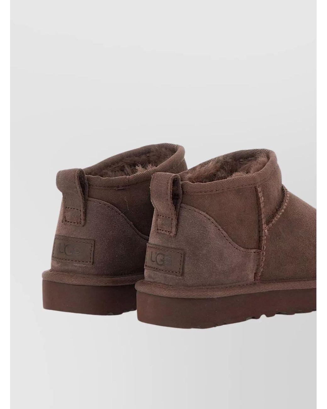 Ugg Brown Short Ultra Mini High Ankle Boot