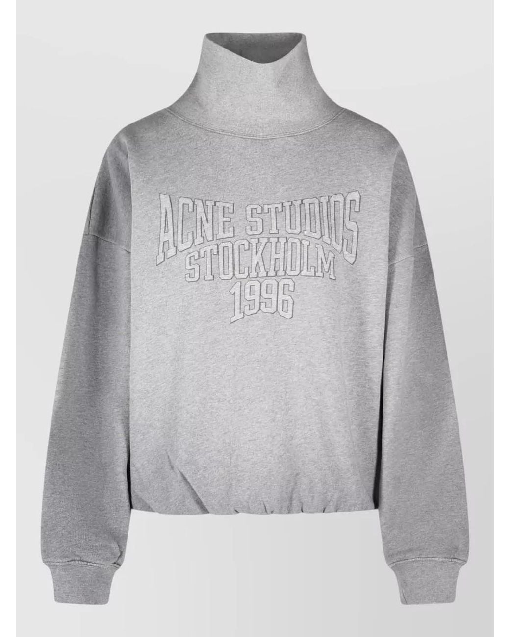 Acne Gray Cotton Sweatshirt
