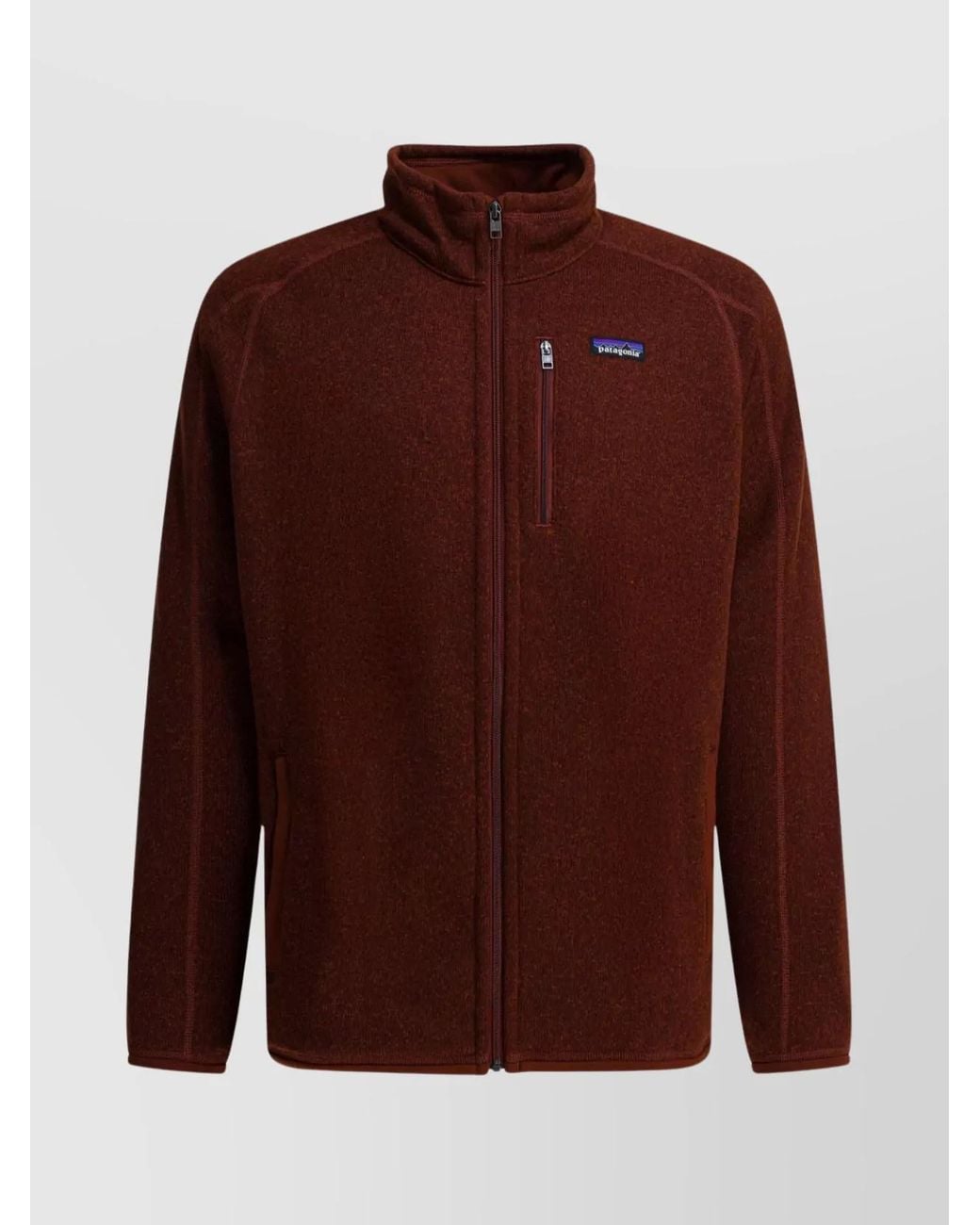 Patagonia Brown Fleece Zip Jacket for men