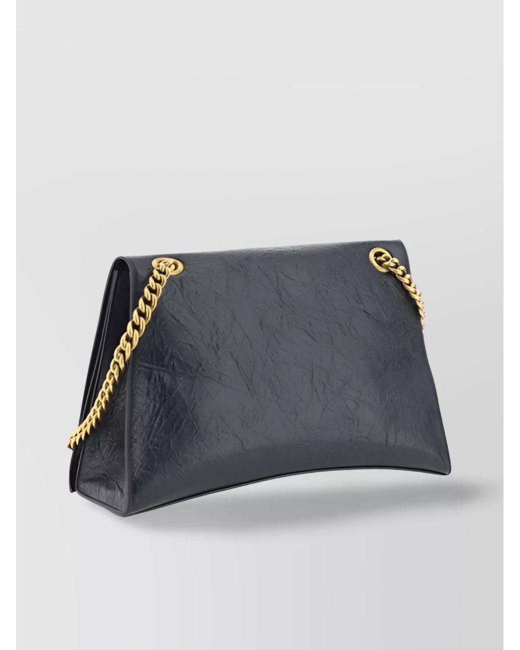 Balenciaga Blue Crush Medium Leather Shoulder Bag