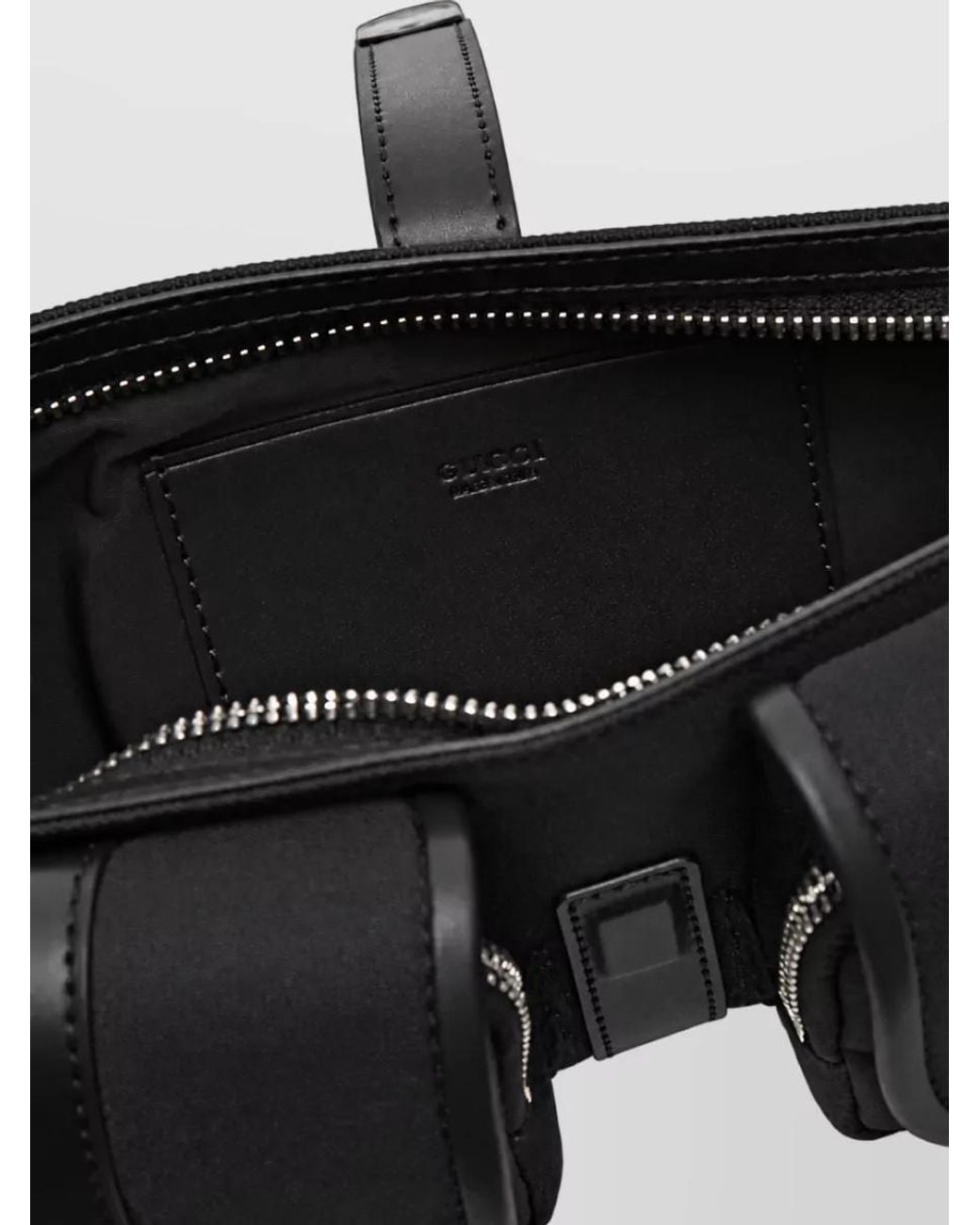Coperni Black Baguette Clutch Bag