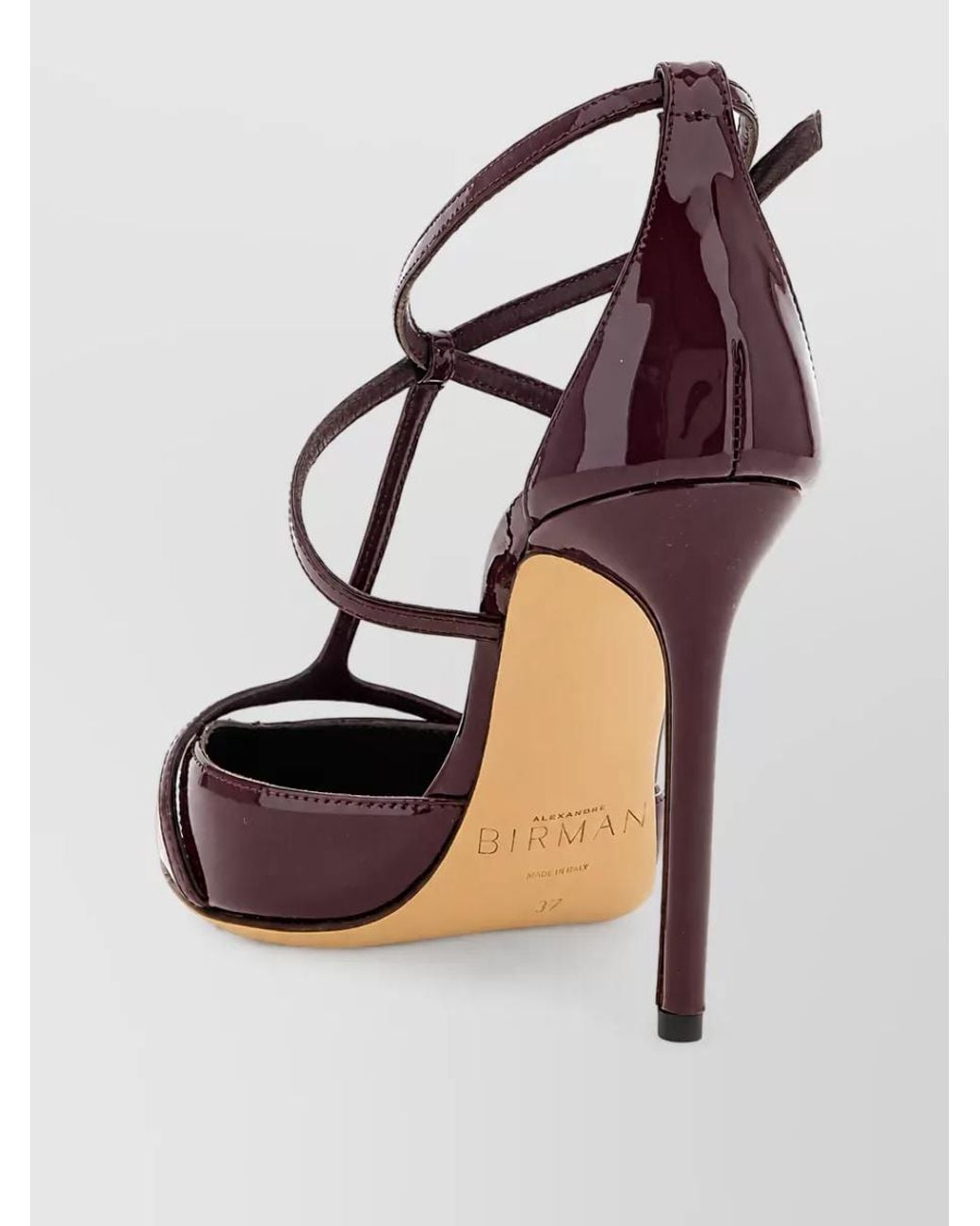 Alexandre Birman Multicolor Patent Leather T-Strap Pumps