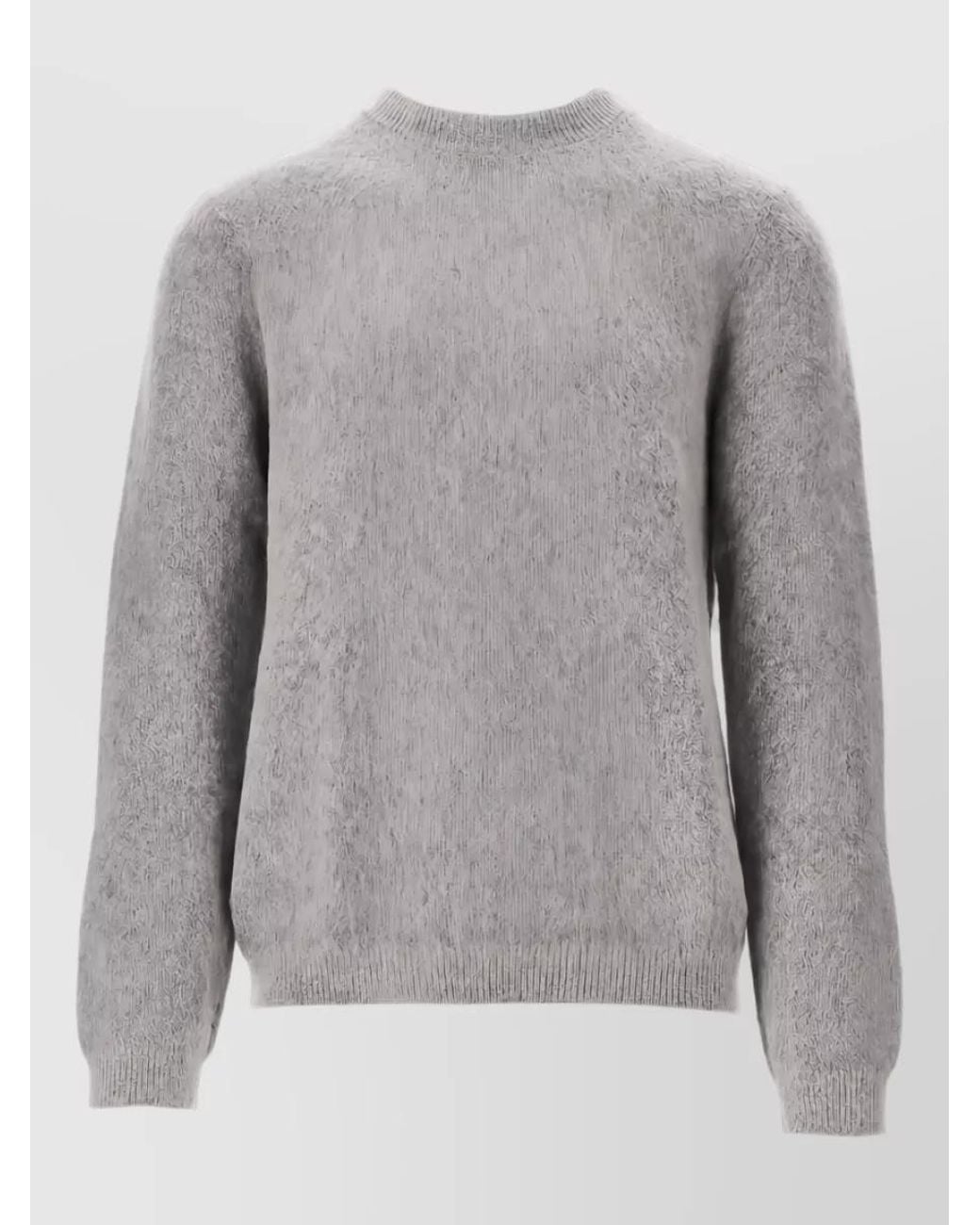 Emporio Armani Gray Crewneck Jumper for men