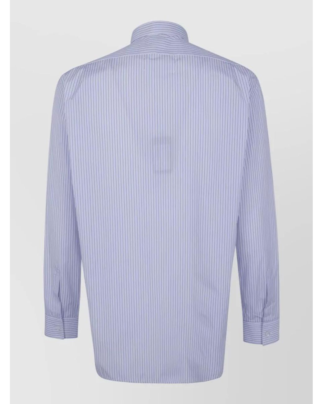 Maison Margiela Blue Cotton Poplin Shirt for men