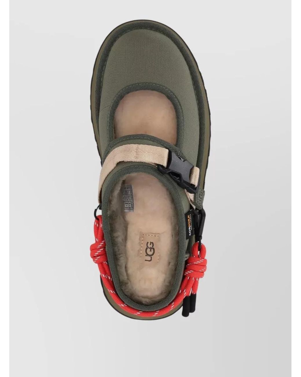 Ugg Green Platform Mary Jane Loafers