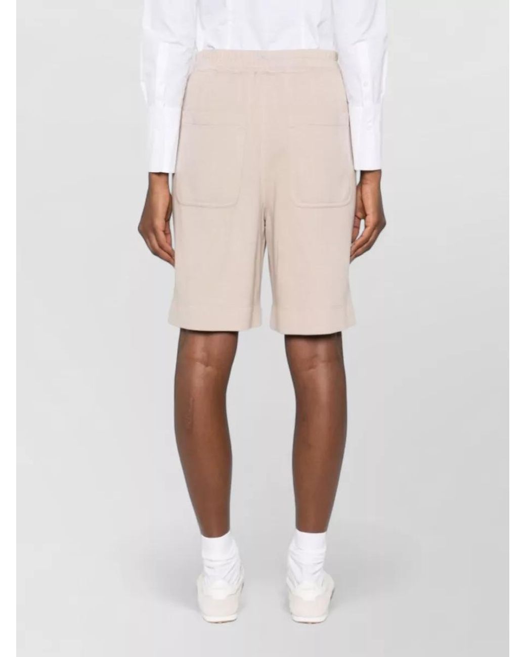 Brunello Cucinelli Pink Cotton Knee-Length Shorts