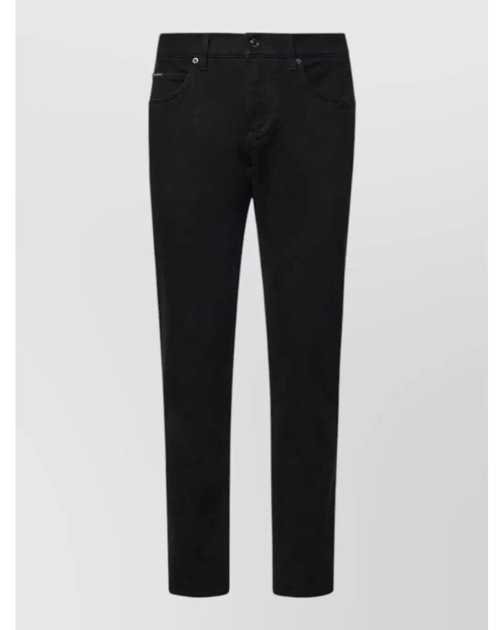 Dolce & Gabbana Black Denim Jeans for men