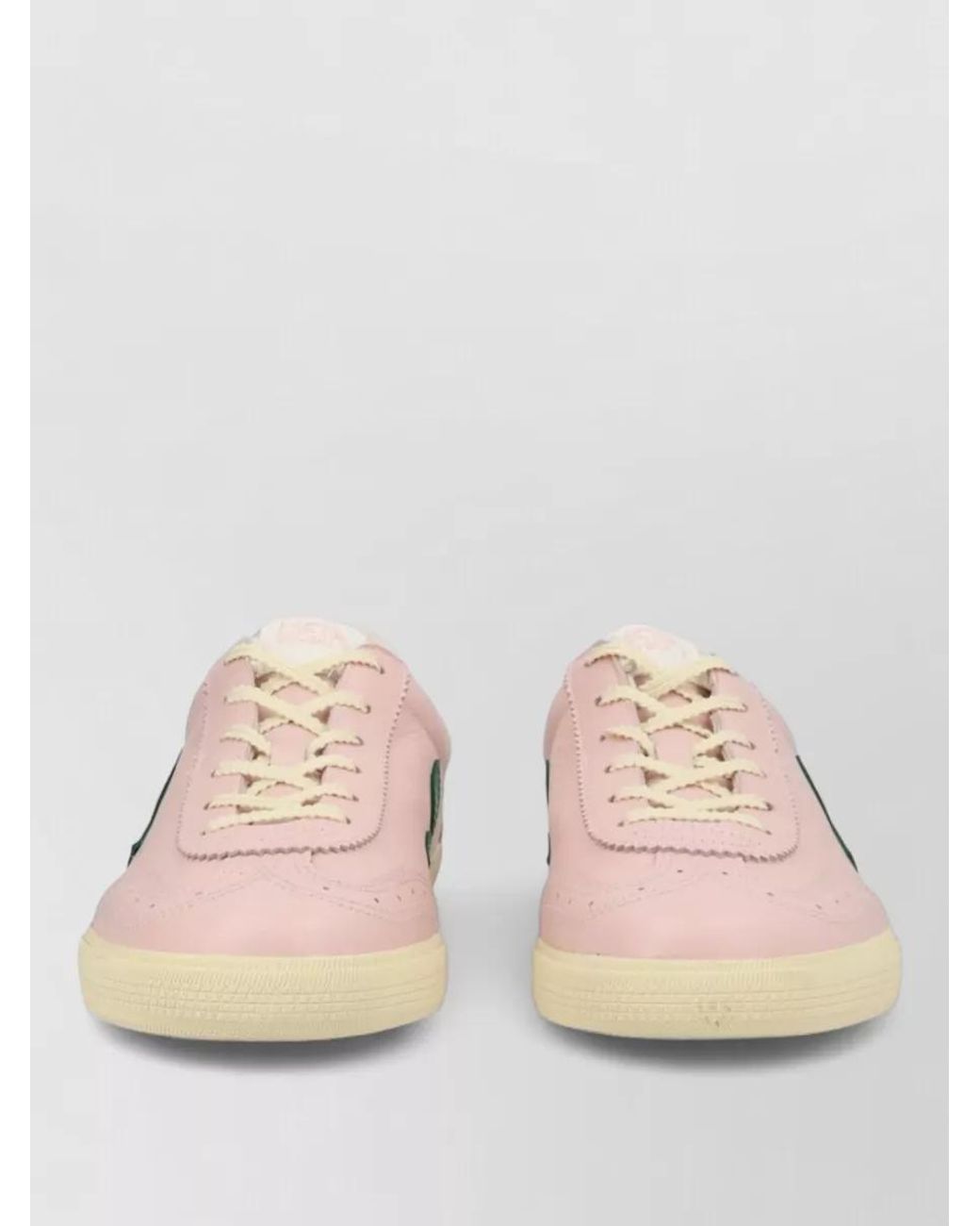 Veja Natural Leather Volley Low-Top Sneakers