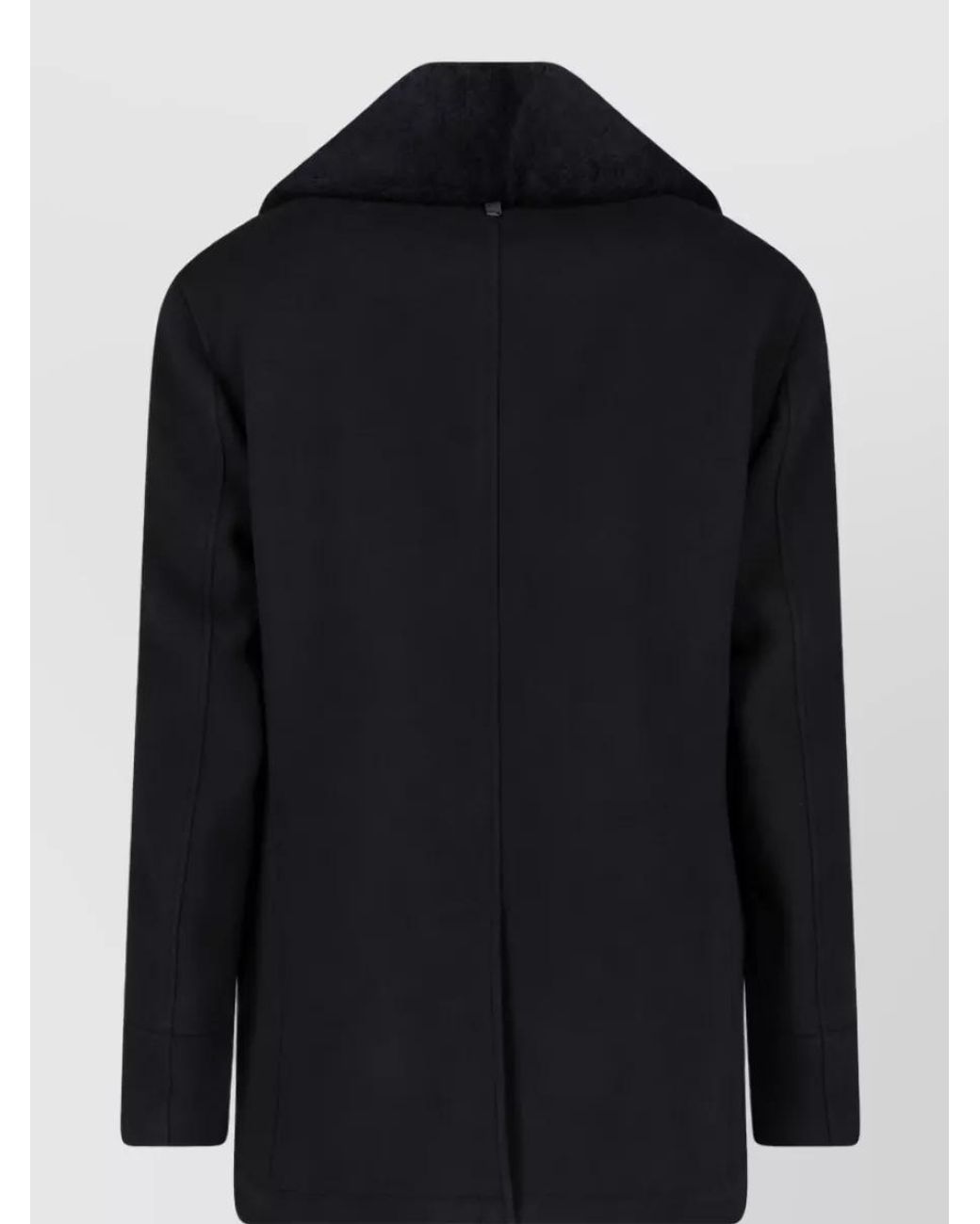 Mackage Blue Wool Peacoat for men