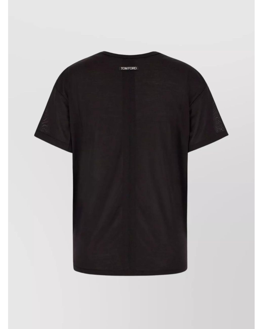 Tom Ford Black Silk Loose-Fit T-Shirt