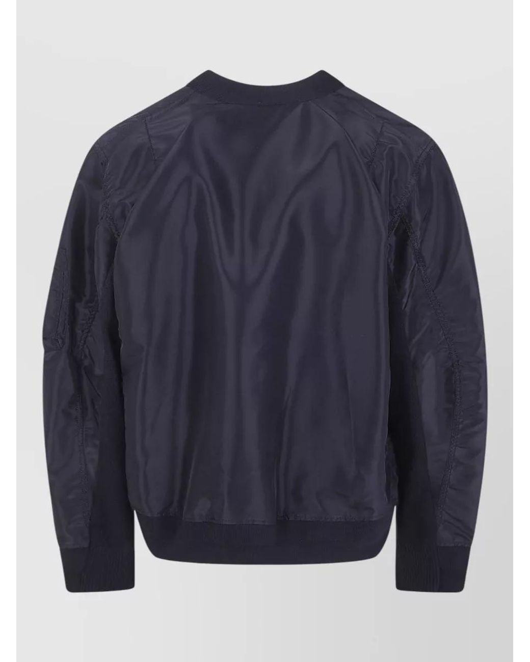 Sacai Black Bomber Jacket for men