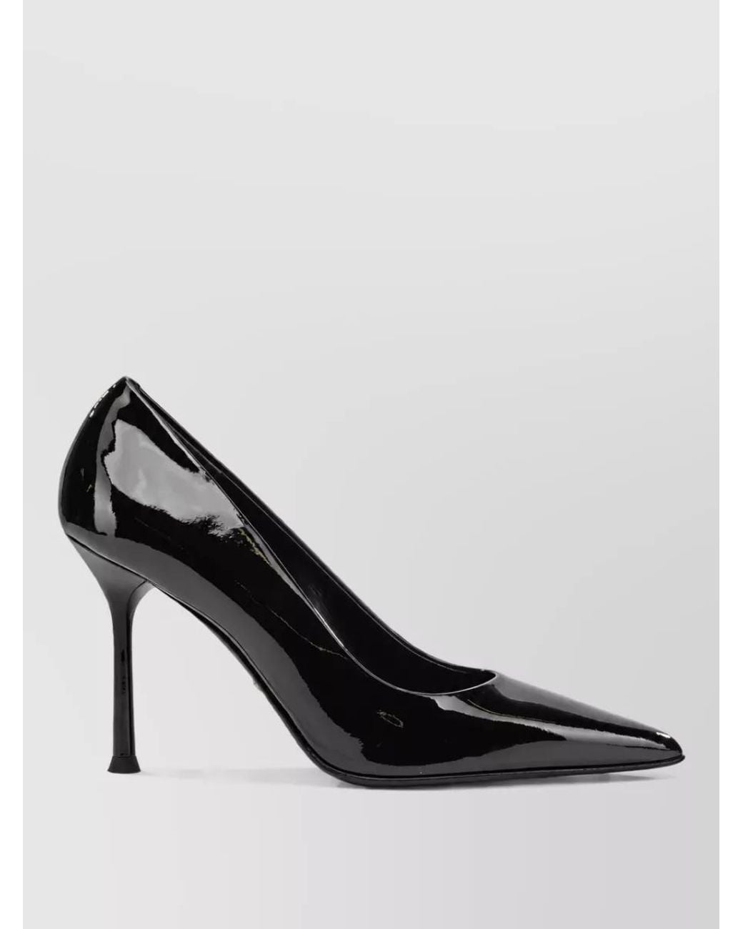 Sergio Levantesi Black Leather Pumps