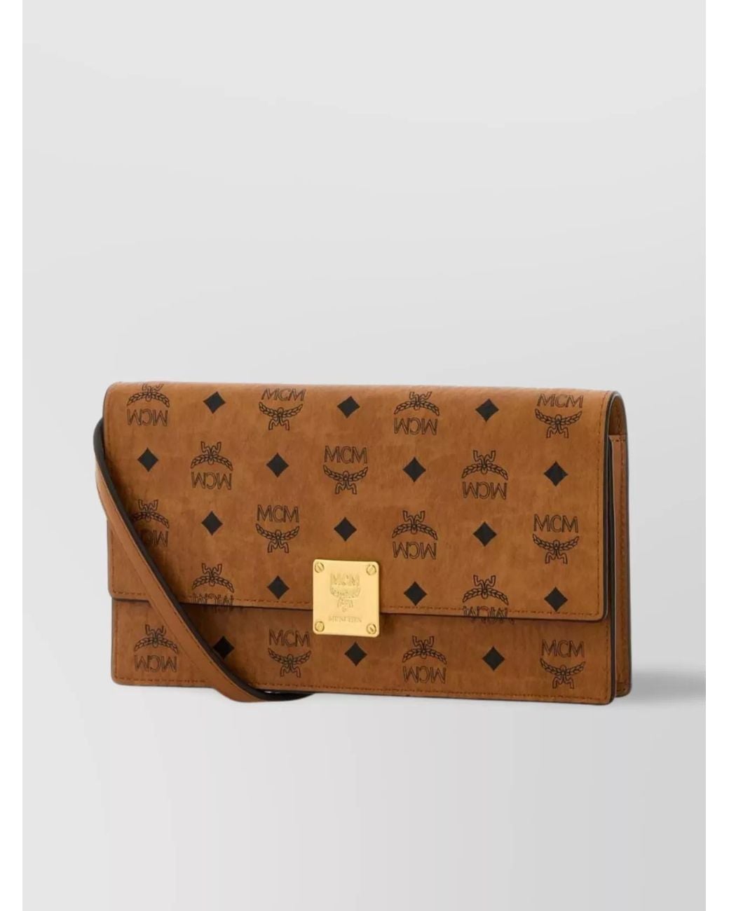 MCM Brown Aren Shoulder Bag