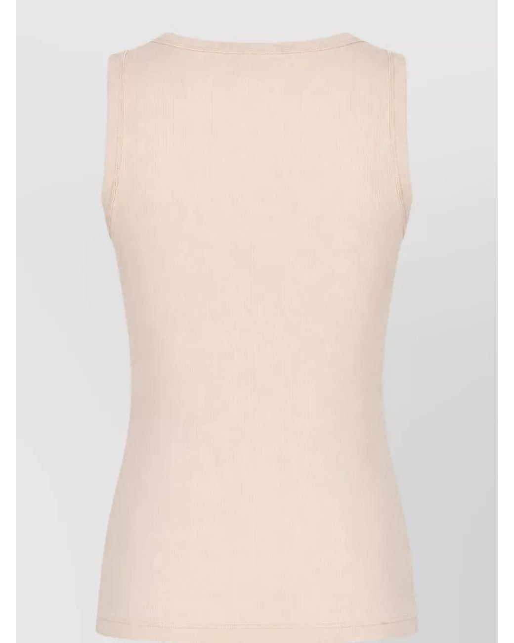 Fabiana Filippi Natural Stretch Cotton Camisole