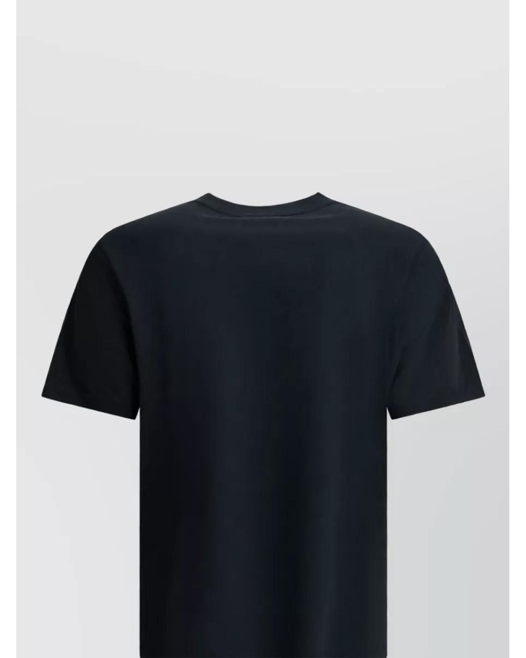 Maison Kitsuné Blue Cotton Crew-Neck T-Shirt for men