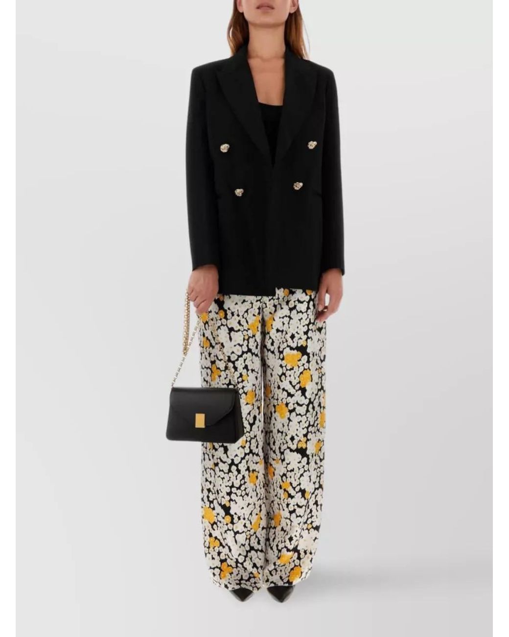 Lanvin Black Concerto Leather Shoulder Bag