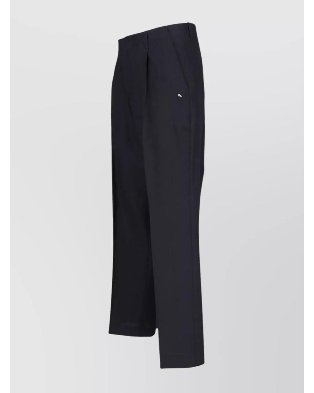 Our Legacy Blue Wool Straight-Leg Trousers for men