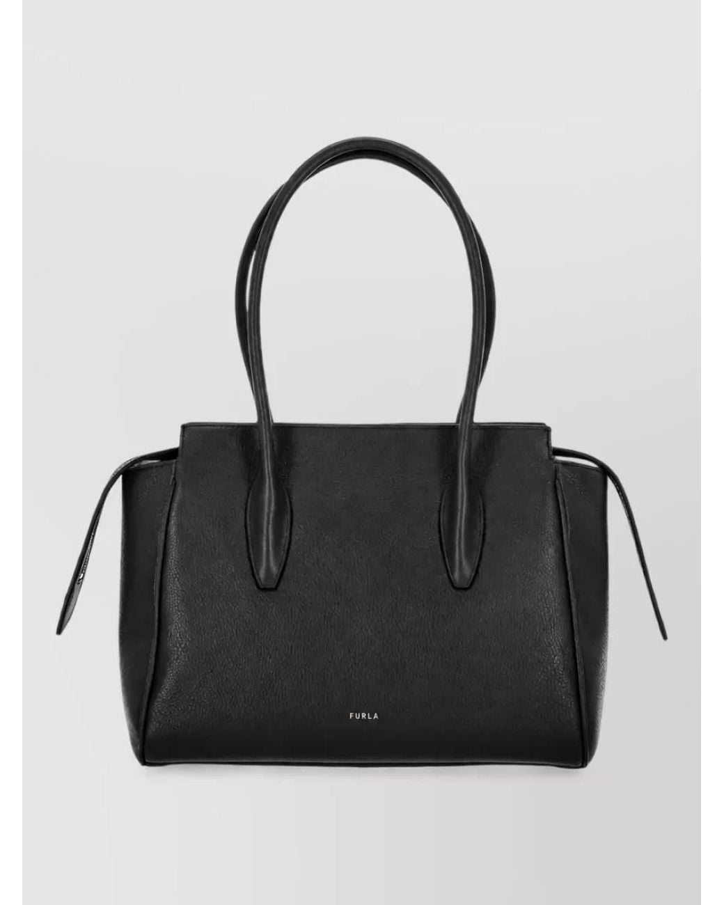 Furla Black 1927 Leather Shoulder Bag