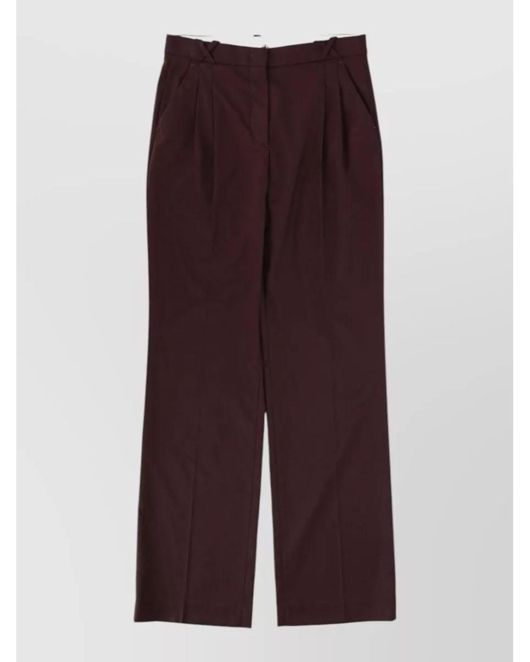 THE GARMENT Purple Tailored Trousers