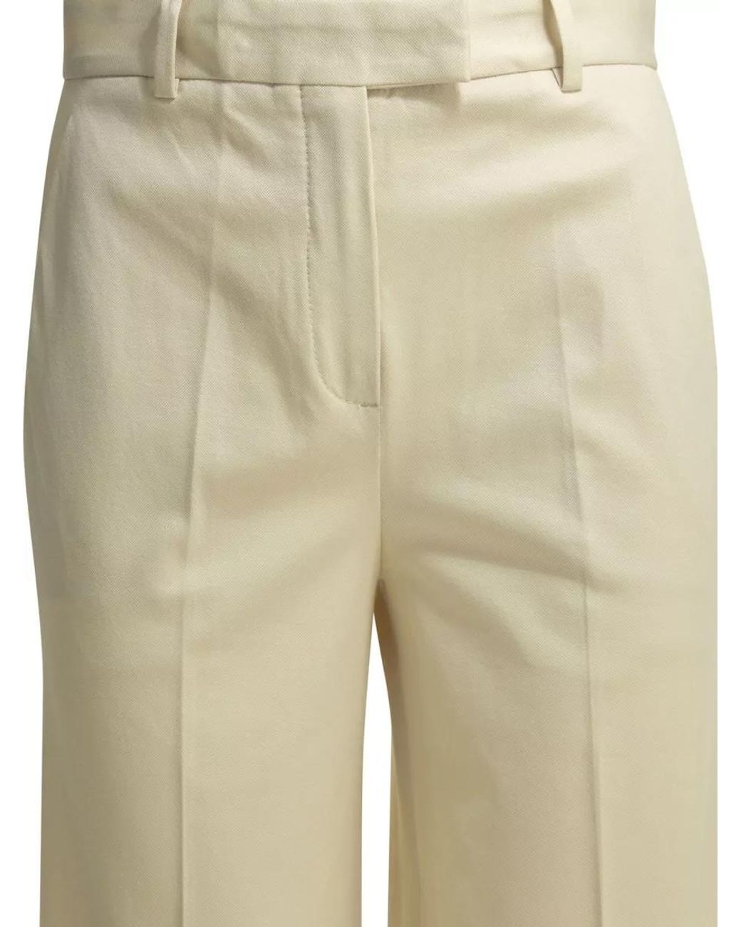 Circolo 1901 Natural Wide-Leg Trousers