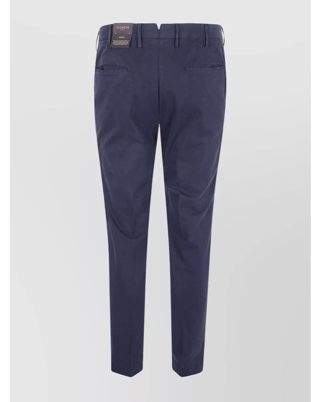 Incotex Blue Regular Straight-Leg Trousers for men