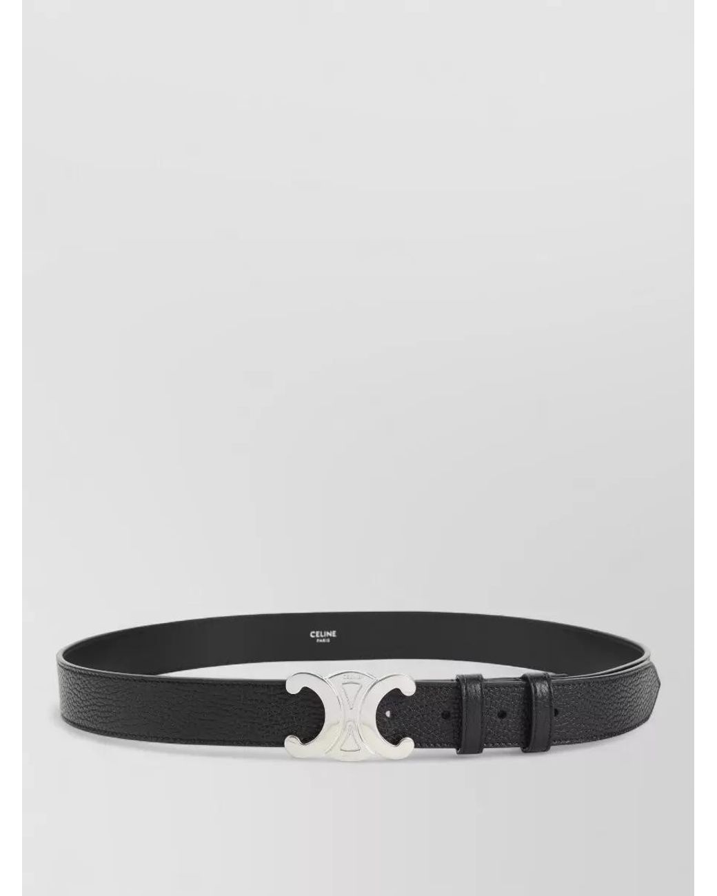 Céline Gray Calf Leather Belt for men
