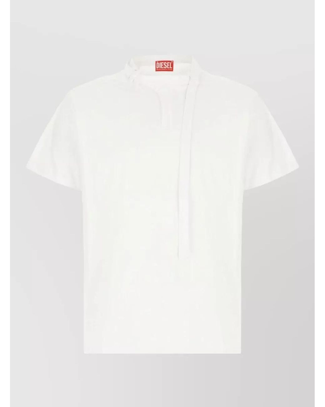 DIESEL White Cotton T-Shirt for men