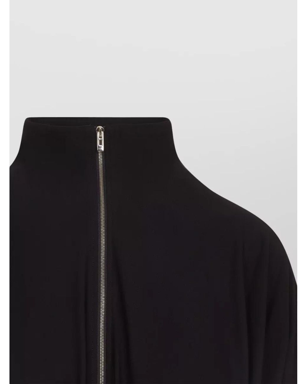 Alaïa Black Draped Cropped Jacket
