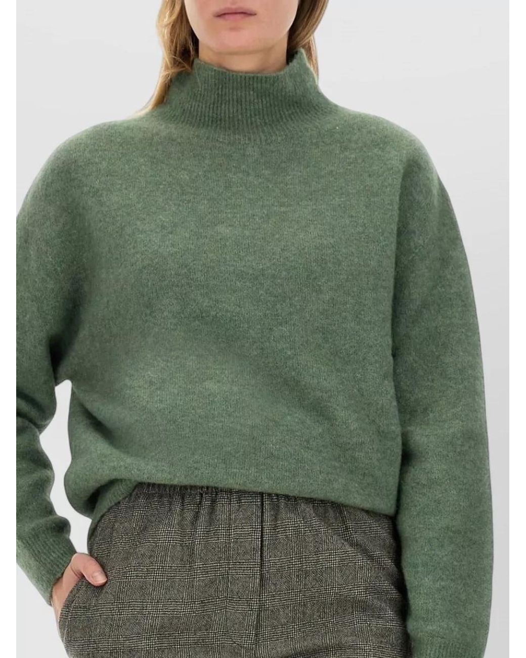 Alysi Green Turtleneck Jumper