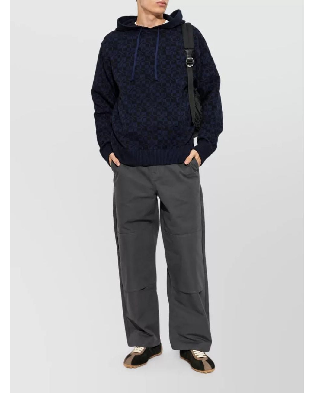KENZO Blue Crewneck Tank Top for men