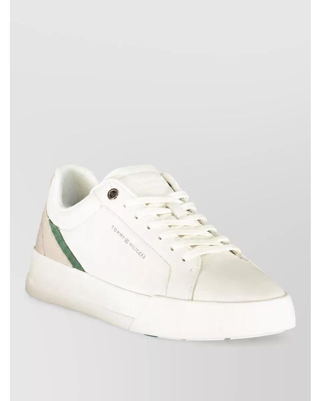 Tommy Hilfiger White Polyester Athletic Sneakers for men