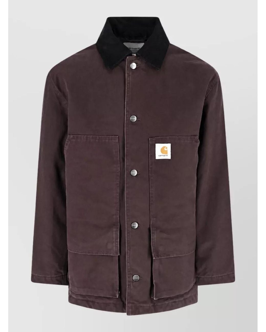 Carhartt Brown Single Breasted Coat for men