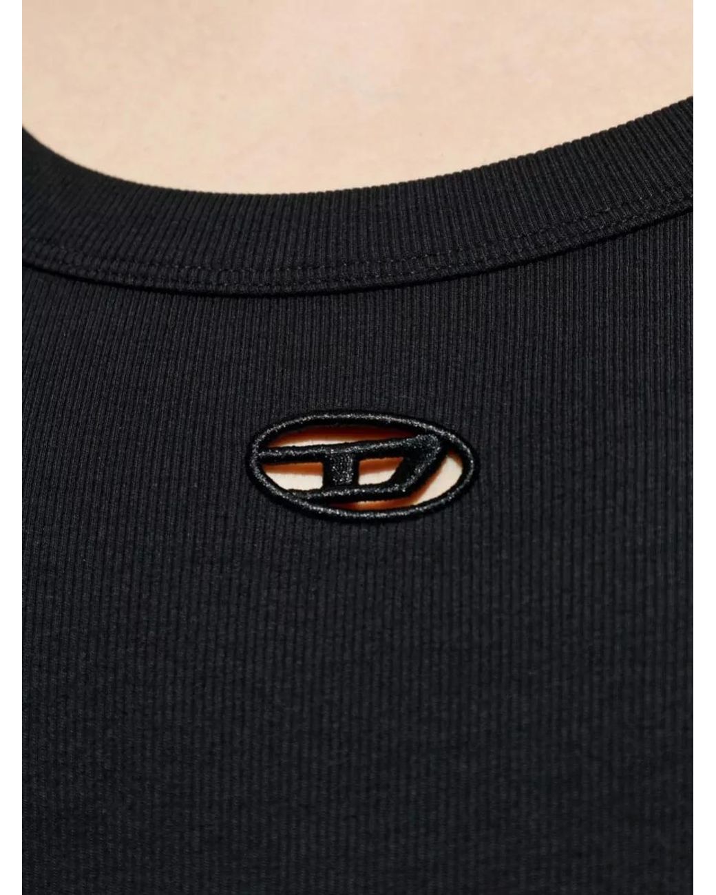 DIESEL Black Slim-Fit Tank Top for men