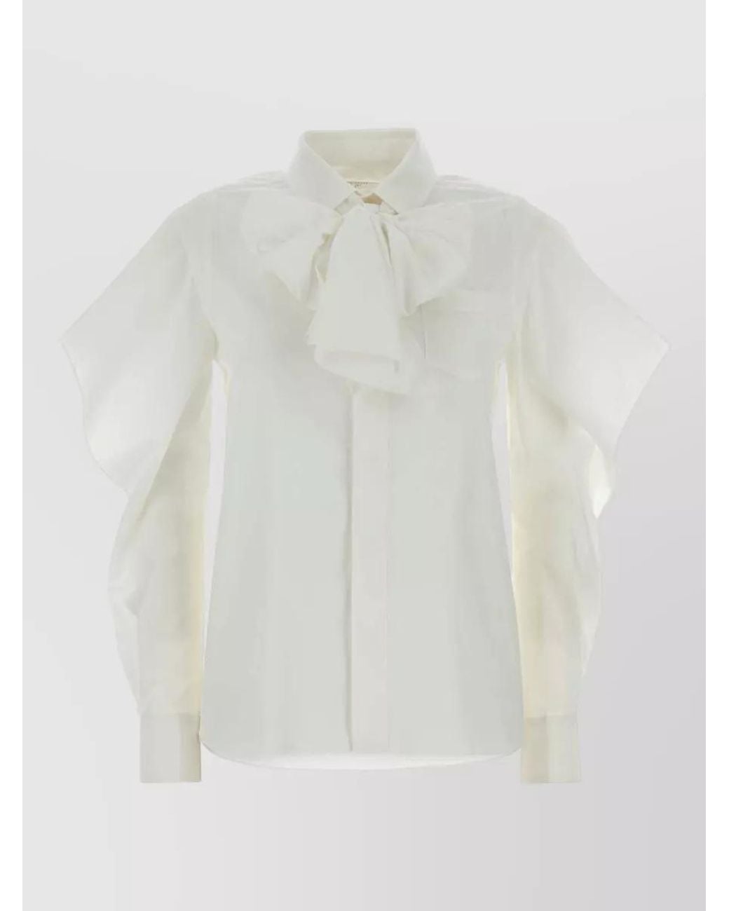 Sacai White Poplin Shirt for men