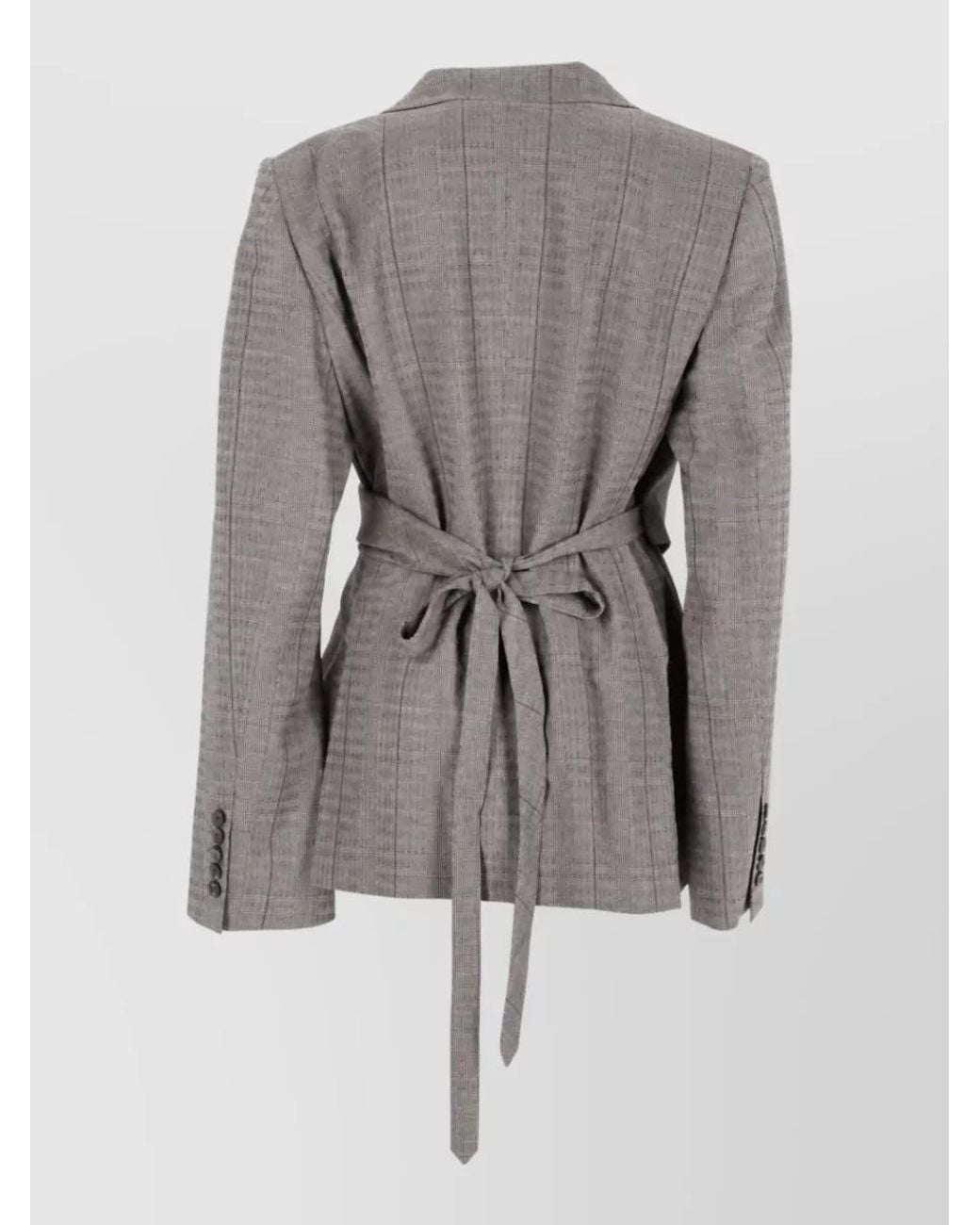 Dries Van Noten Gray Tailored Suit Jacket