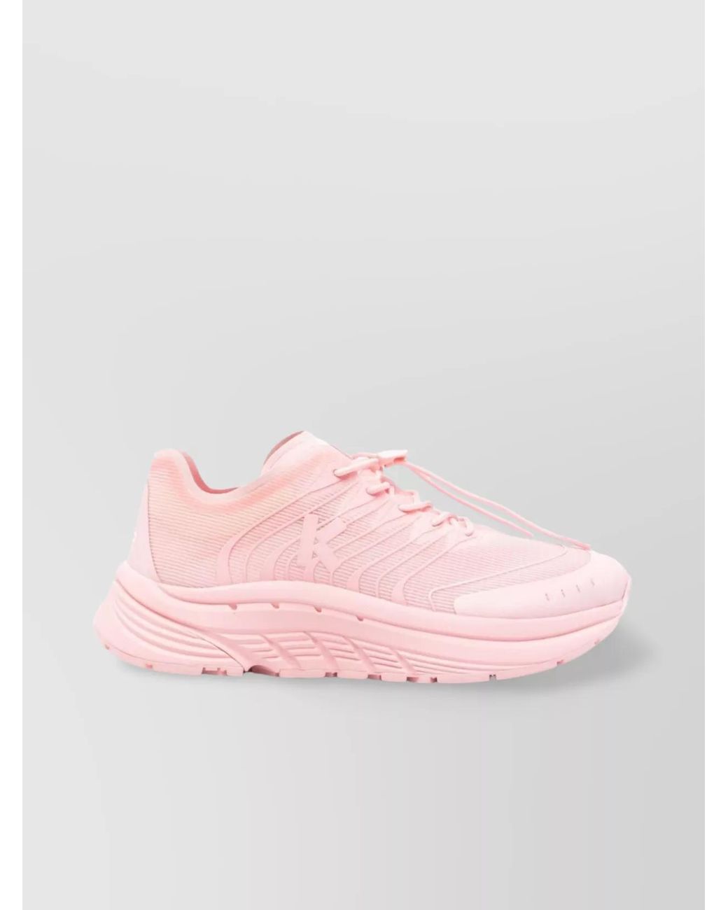 KENZO Pink Chunky-Sole Low-Top Sneakers