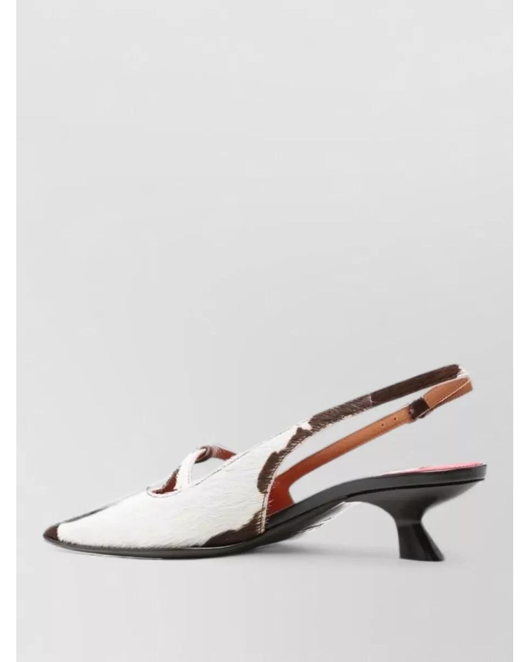 Marni Pink Calf Hair Pumps