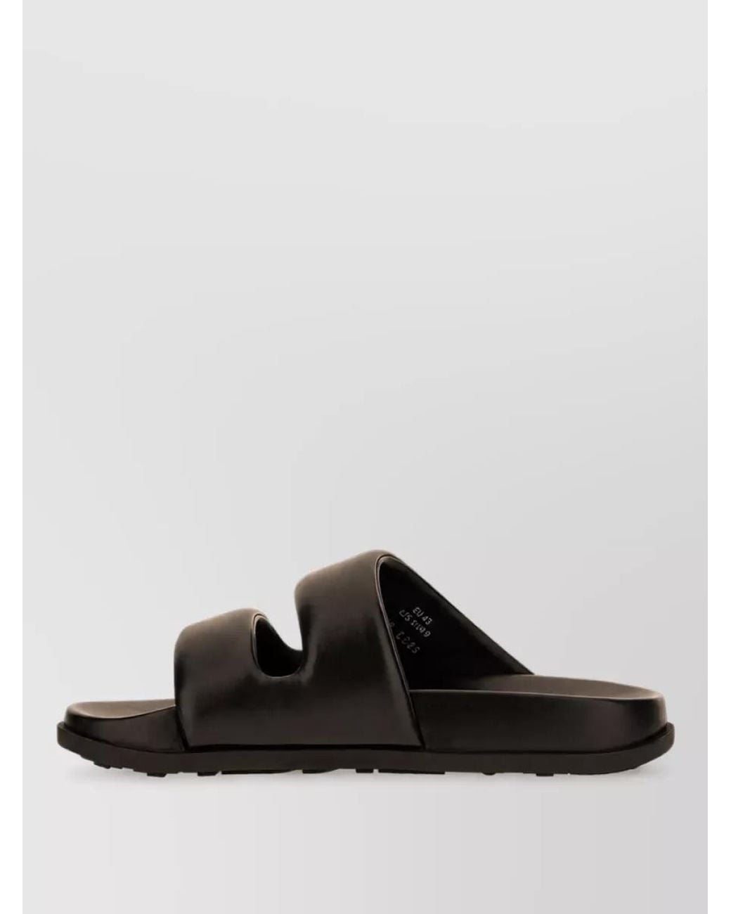 Givenchy Black Leather Slides for men