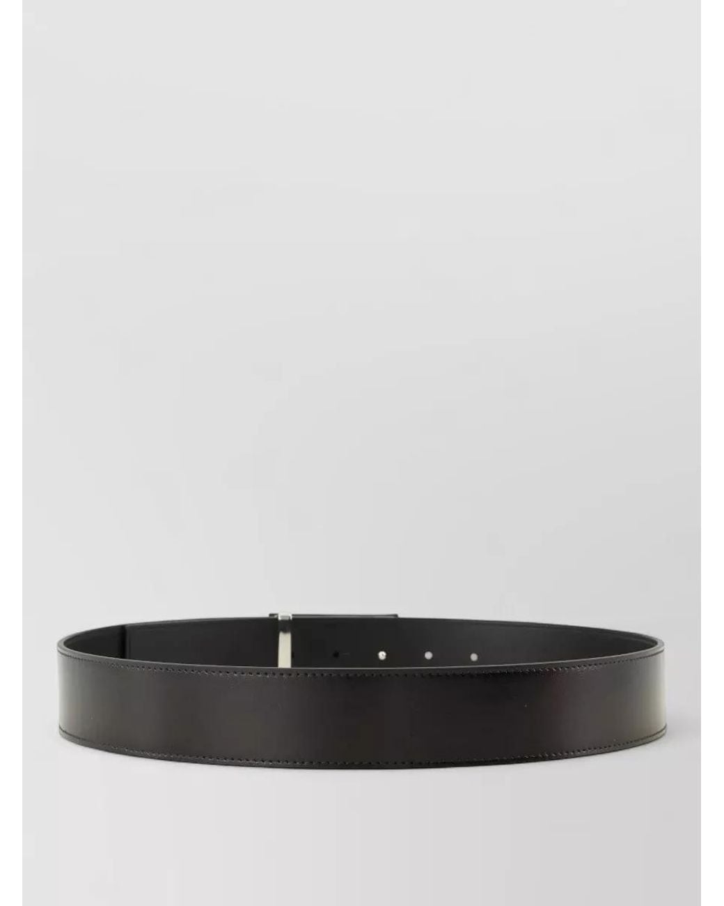 Givenchy White Calf Leather Antigona Belt for men