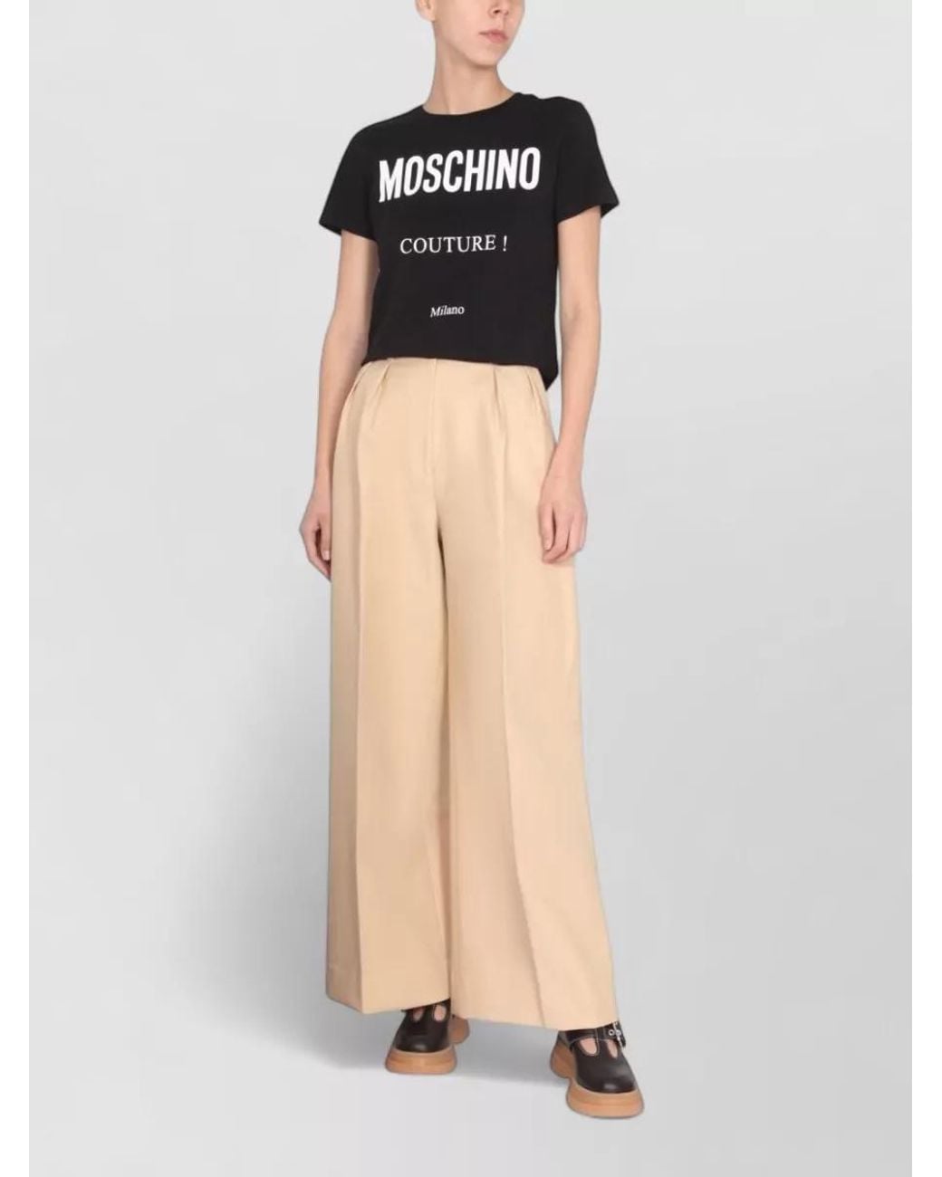 Moschino Black Logo Print T-Shirt