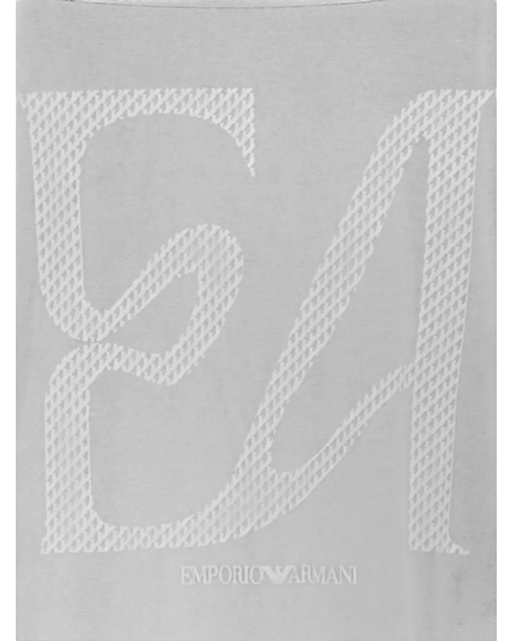 Emporio Armani Black Ribbed Crew-Neck Logo-Print T-Shirt for men