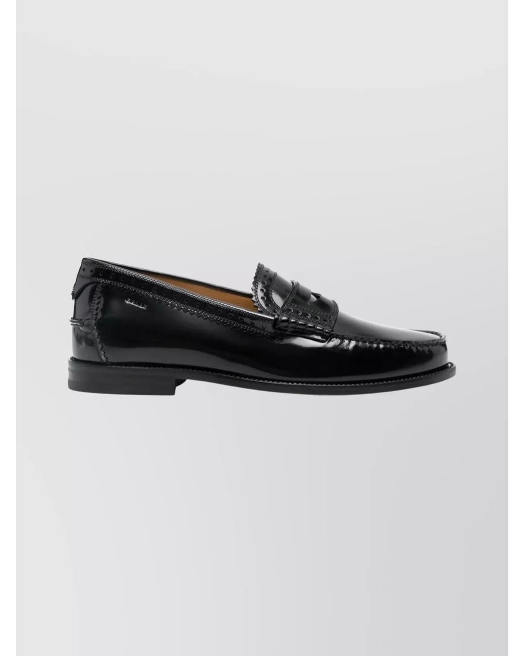 Bally Black Leather Loafers for men