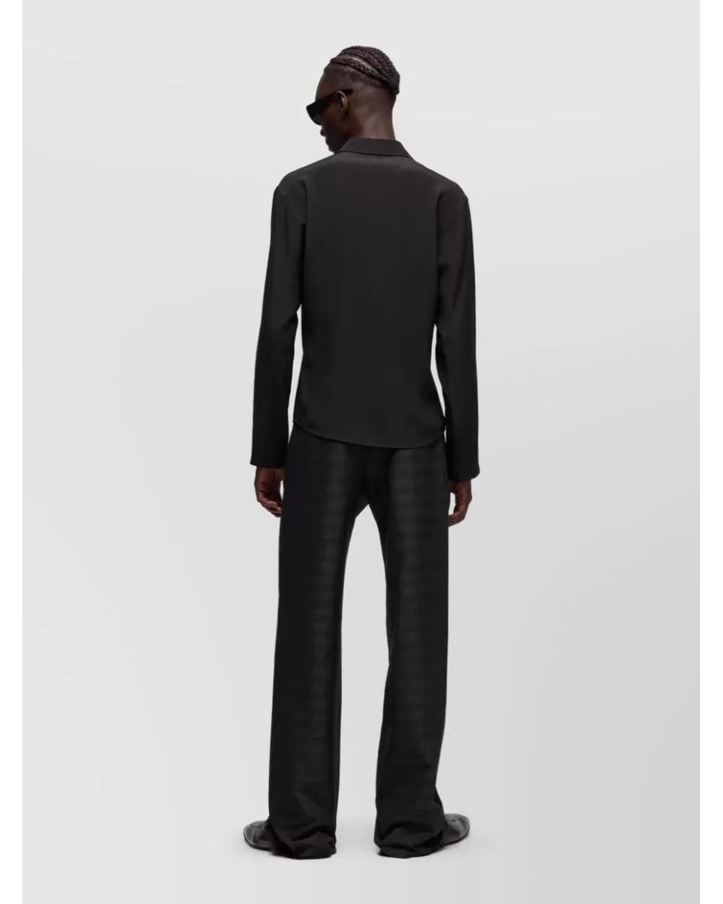 Gucci Black Silk Slim-Fit Shirt for men
