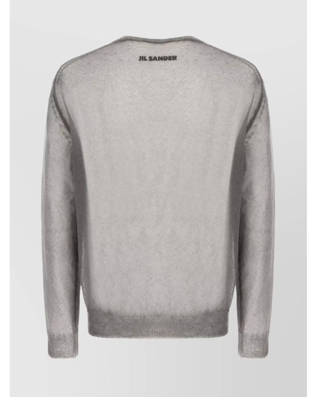 Jil Sander Gray Layered Jumper for men
