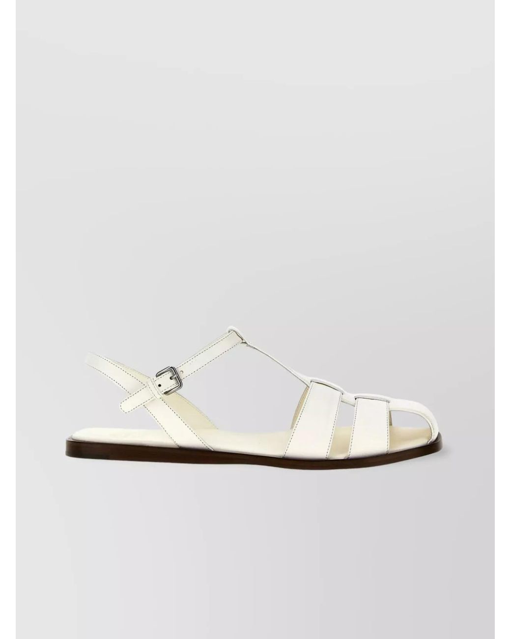 Church's White Leather Odyssey Sandals