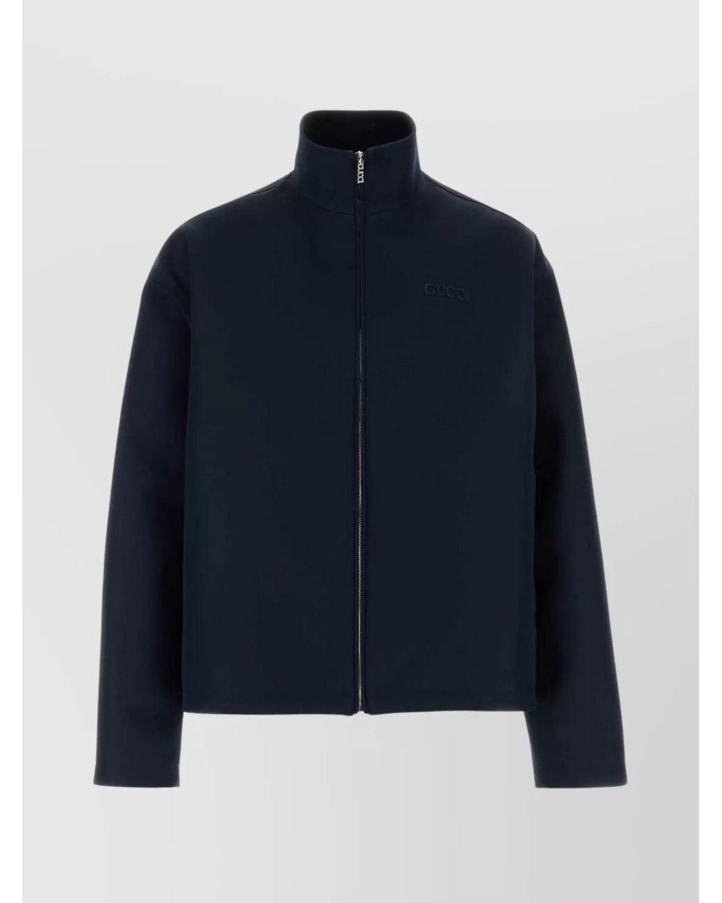 Gucci Blue Wool Blend Jacket for men