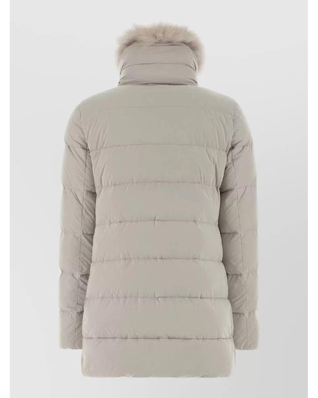 Moorer Gray Down Puffer Jacket