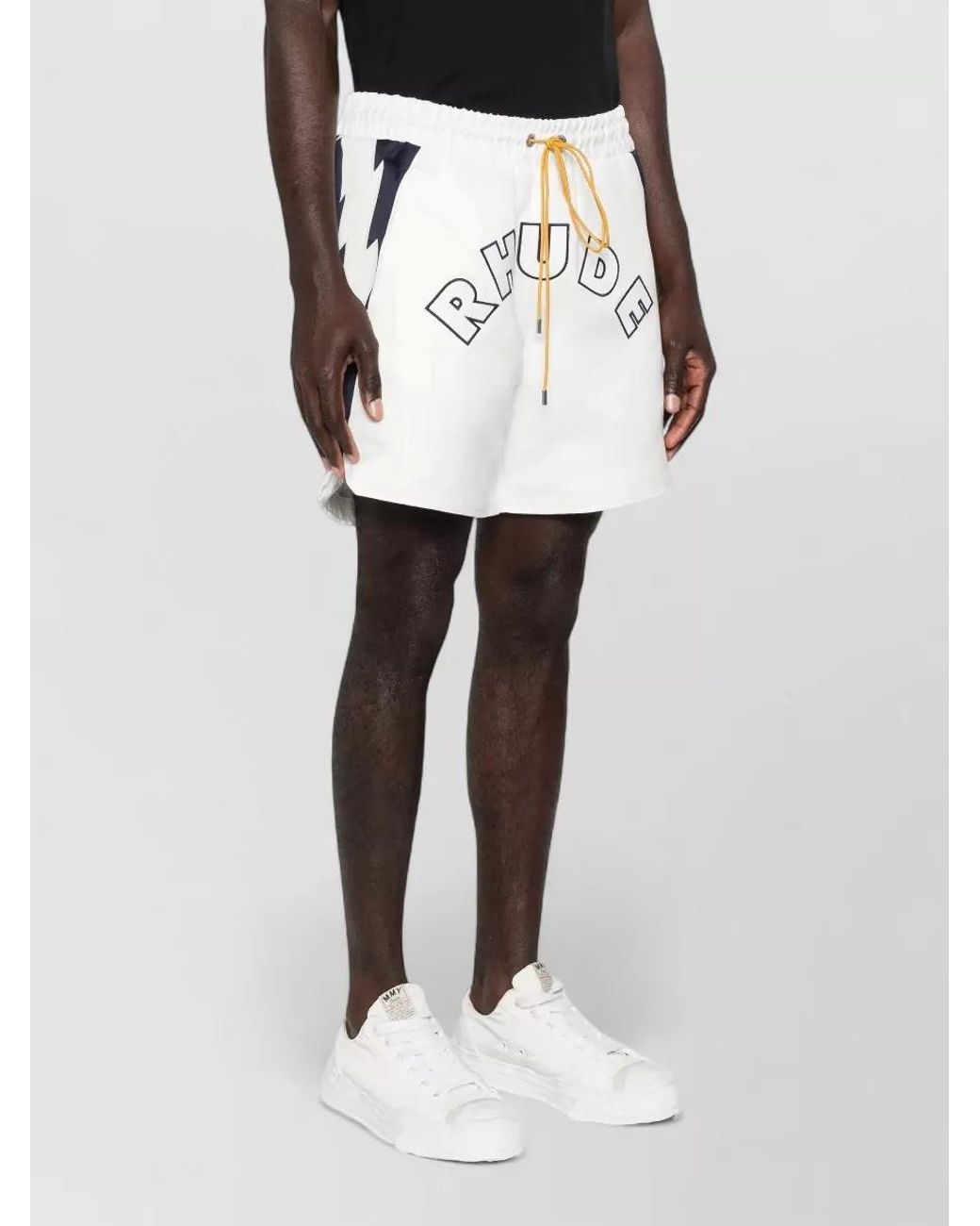 Rhude Multicolor Logo-Print Swim Shorts for men