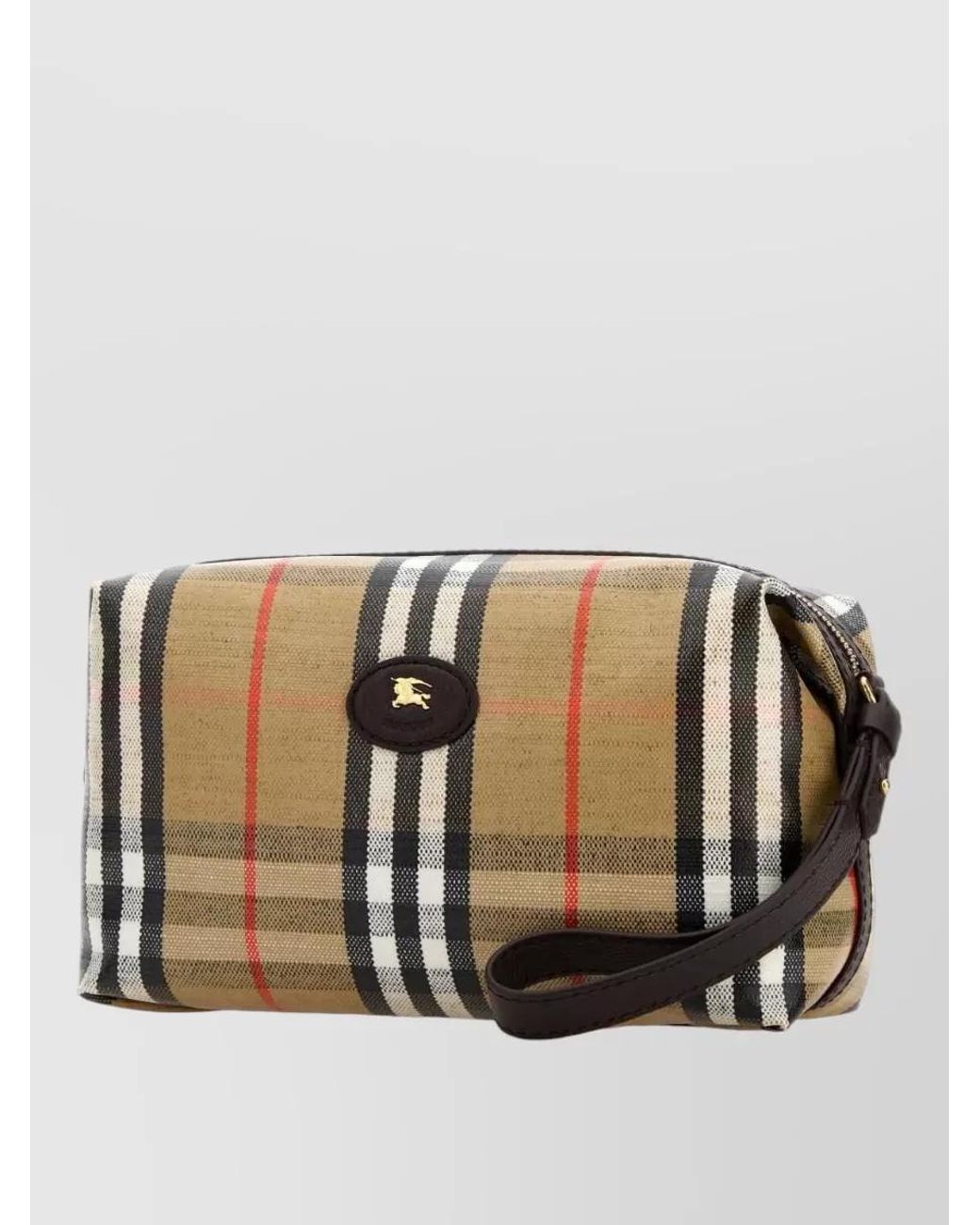 Burberry Multicolor Printed Fabric Beauty Case for men