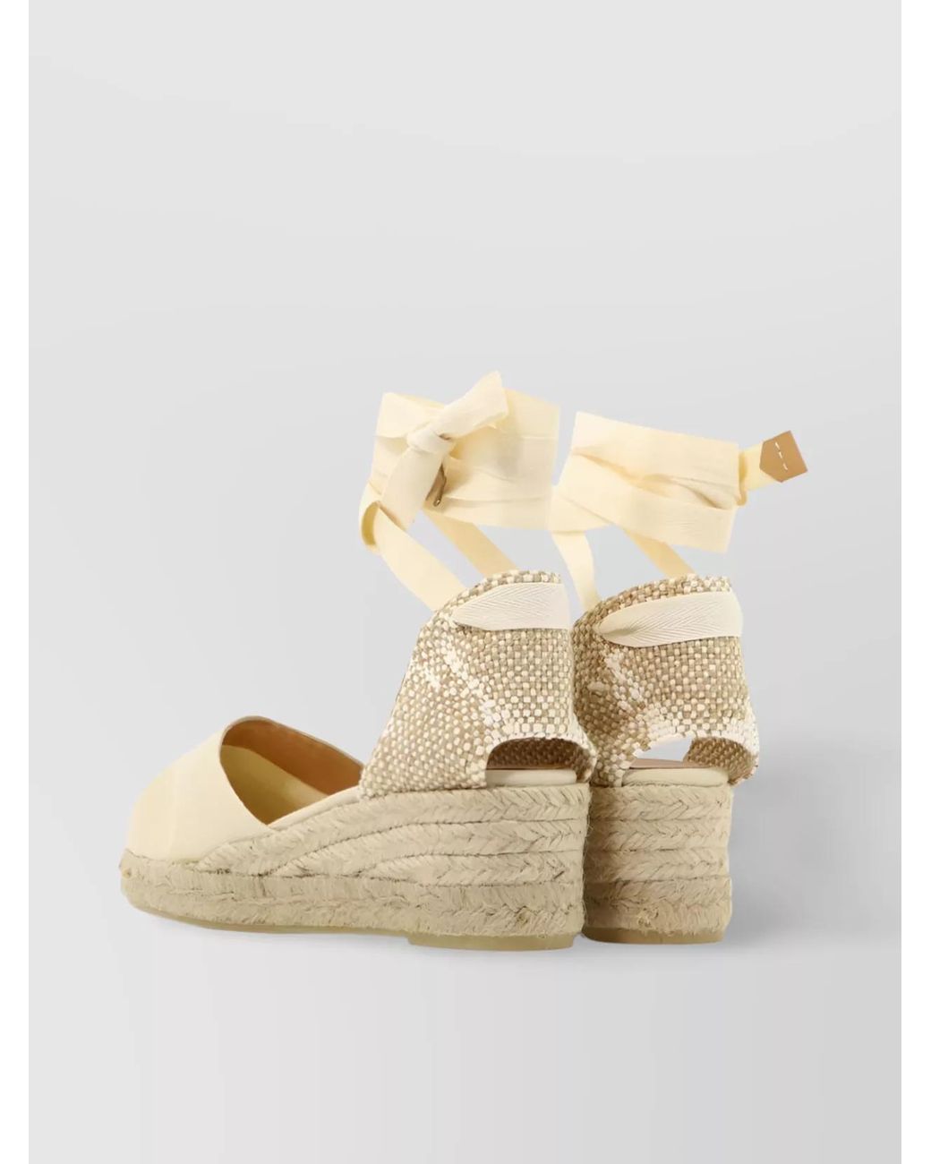 Castaner Natural Organic Cotton Wedge Espadrilles